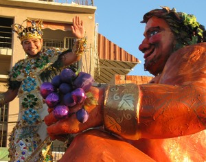 Bacchus float