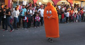STD float handing out condoms