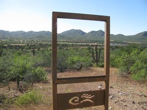 empty For Sale sign on Bahia de los Sueños lot