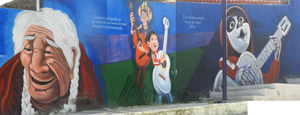 Mural at Cemetary