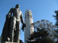 Coit Tower with statue
