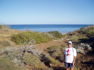 Barb overlooking Bahia Magdalena