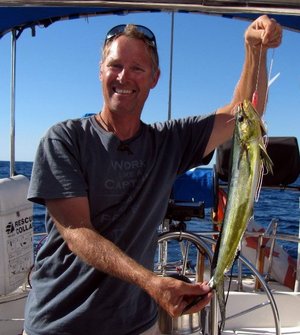 Bjarne holding Dorado